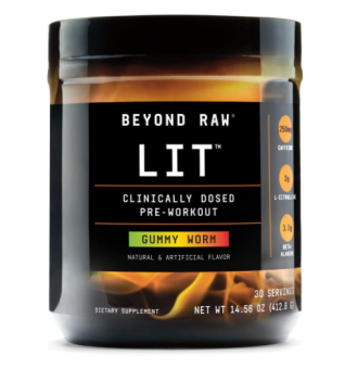 Beyond Raw LIT - Gummy Worm, NET WT 14.56 oz (412.8G)